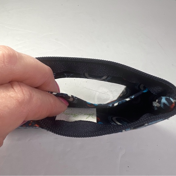 VERA BRADLEY Lighten Up Zip ID Case Wallet Key Ring Discontinued Marrakesh - Picture 4 of 12